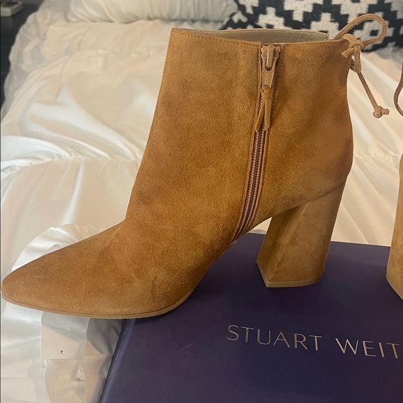 Stuart Weitzman Suede Booties - Picture 2 of 9